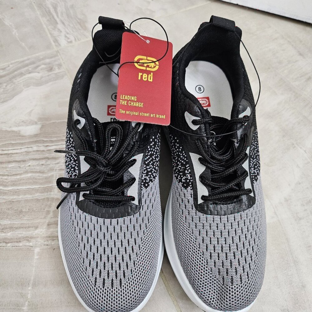 Ecko Unltd Light Athletic Lace Up Textile Tennis Shoe Women's Size 8 - Picture 2 of 6